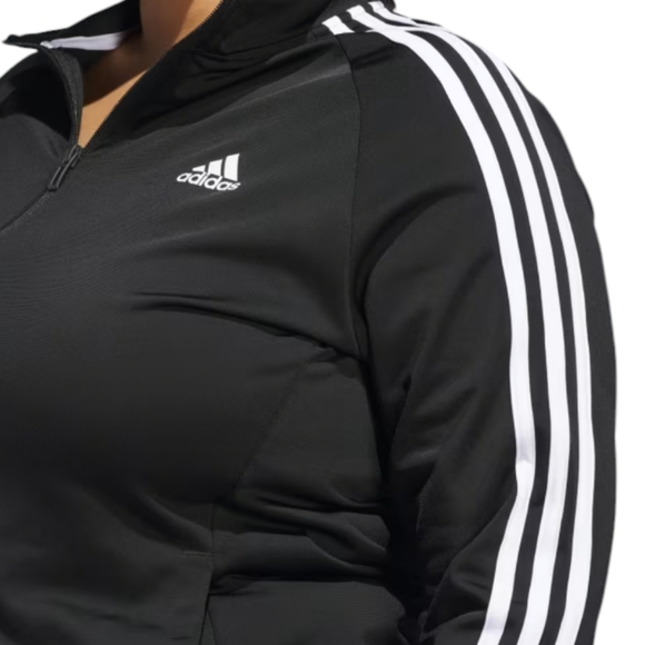 Women's | NWT adidas | Track Jacket | Black & White | Plus Size 4X - Picture 4 of 11